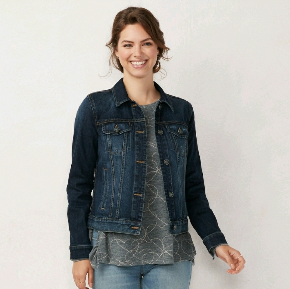 LC Lauren Conrad Jean jacket